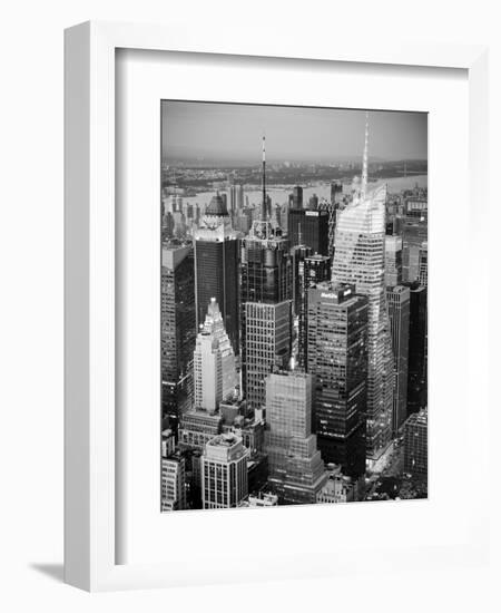 USA, New York, Manhattan, Midtown Skyline-Alan Copson-Framed Photographic Print