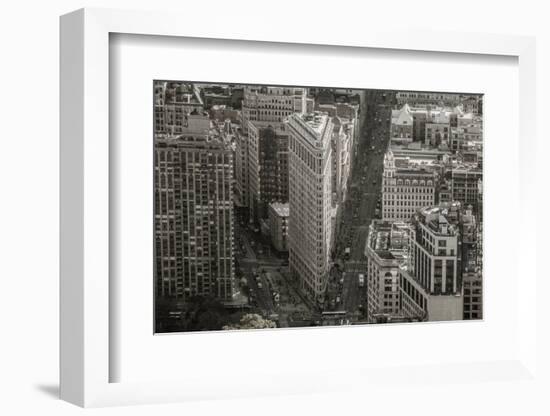 Usa, New York, Manhattan, Midtown, the Flatiron Building-Alan Copson-Framed Photographic Print