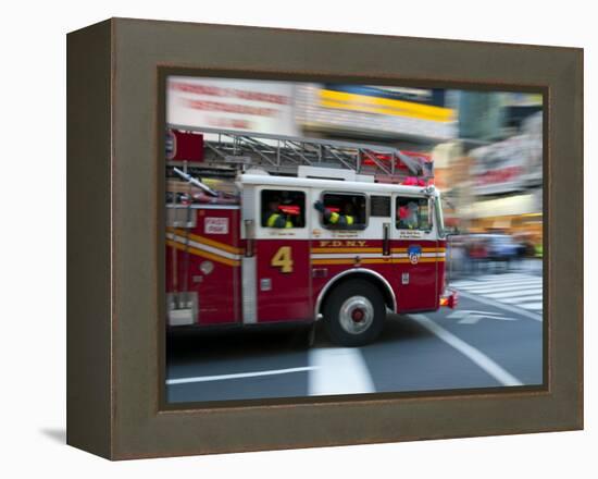 USA, New York, Manhattan, Midtown, Times Square-Alan Copson-Framed Premier Image Canvas