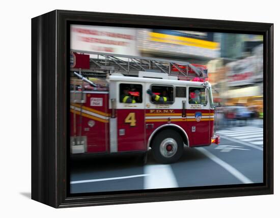 USA, New York, Manhattan, Midtown, Times Square-Alan Copson-Framed Premier Image Canvas