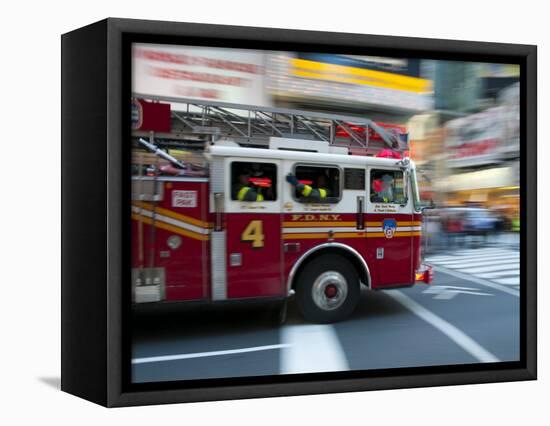 USA, New York, Manhattan, Midtown, Times Square-Alan Copson-Framed Premier Image Canvas