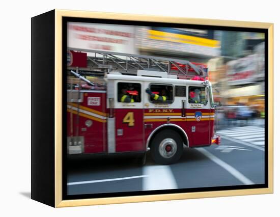 USA, New York, Manhattan, Midtown, Times Square-Alan Copson-Framed Premier Image Canvas