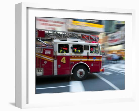 USA, New York, Manhattan, Midtown, Times Square-Alan Copson-Framed Photographic Print