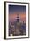 Usa, New York, Manhattan, Top of the Rock Observatory, Midtown Manhattan and Empire State Building-Michele Falzone-Framed Premium Photographic Print