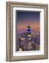 Usa, New York, Manhattan, Top of the Rock Observatory, Midtown Manhattan and Empire State Building-Michele Falzone-Framed Photographic Print