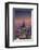 Usa, New York, Manhattan, Top of the Rock Observatory, Midtown Manhattan and Empire State Building-Michele Falzone-Framed Photographic Print