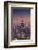 Usa, New York, Manhattan, Top of the Rock Observatory, Midtown Manhattan and Empire State Building-Michele Falzone-Framed Photographic Print