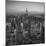 Usa, New York, Manhattan, Top of the Rock Observatory, Midtown Manhattan and Empire State Building-Michele Falzone-Mounted Photographic Print