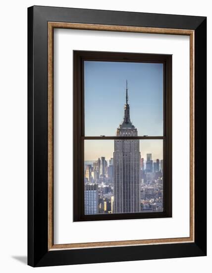 Usa, New York, Midtown, Empire State Building-Alan Copson-Framed Photographic Print