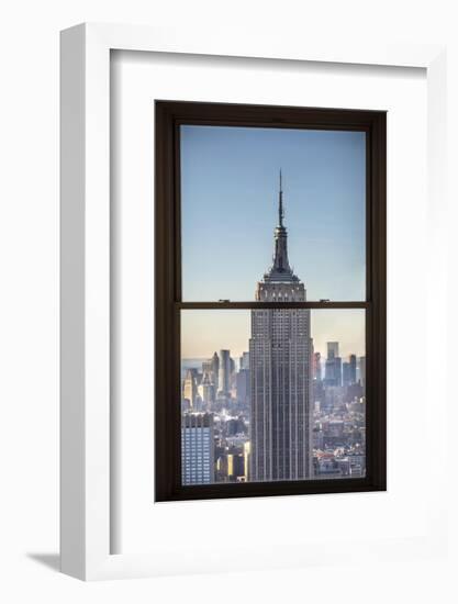 Usa, New York, Midtown, Empire State Building-Alan Copson-Framed Photographic Print