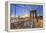 Usa, New York, New York City, Brooklyn Bridge-Michele Falzone-Framed Premier Image Canvas