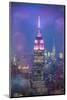 Usa, New York, New York City, Empire State Building and Midtown Manhattan Skyline-Michele Falzone-Mounted Photographic Print