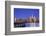 Usa, New York, New York City, Lower Manhattan Skyline from Newport Beach-Michele Falzone-Framed Photographic Print