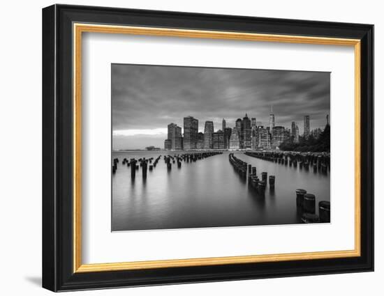 Usa, New York, New York City, Lower Manhattan Skyline-Michele Falzone-Framed Photographic Print