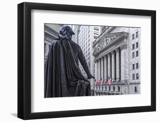 Usa, New York, New York City, Lower Manhattan, Wall Street-Michele Falzone-Framed Photographic Print