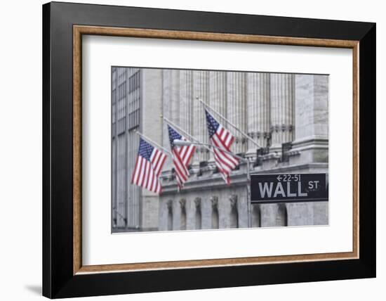 Usa, New York, New York City, Lower Manhattan, Wall Street-Michele Falzone-Framed Photographic Print