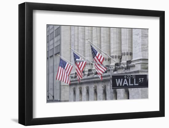 Usa, New York, New York City, Lower Manhattan, Wall Street-Michele Falzone-Framed Photographic Print