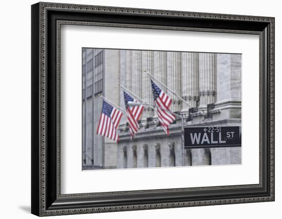 Usa, New York, New York City, Lower Manhattan, Wall Street-Michele Falzone-Framed Photographic Print