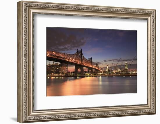 Usa, New York, New York City, Manhattan, Ed Koch Queensboro Bridge-Michele Falzone-Framed Photographic Print