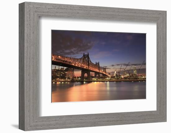 Usa, New York, New York City, Manhattan, Ed Koch Queensboro Bridge-Michele Falzone-Framed Photographic Print