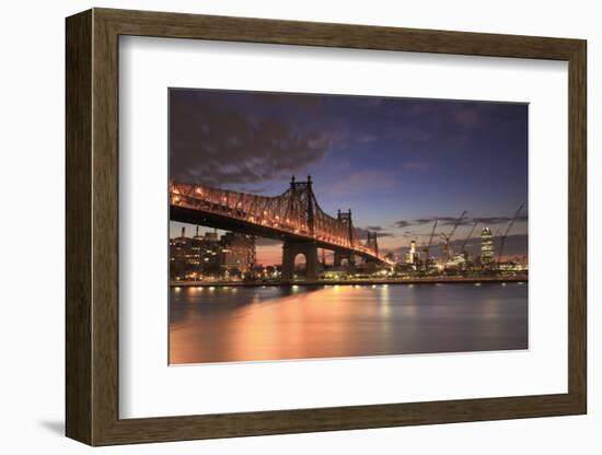 Usa, New York, New York City, Manhattan, Ed Koch Queensboro Bridge-Michele Falzone-Framed Photographic Print