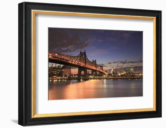 Usa, New York, New York City, Manhattan, Ed Koch Queensboro Bridge-Michele Falzone-Framed Photographic Print