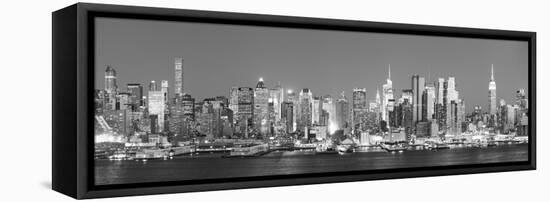 Usa, New York, New York City, Manhattan Skyline from New Jersey-Michele Falzone-Framed Premier Image Canvas