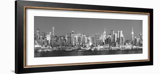 Usa, New York, New York City, Manhattan Skyline from New Jersey-Michele Falzone-Framed Photographic Print