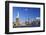 Usa, New York, New York City, Statue of Liberty and Lower Manhattan Skyline-Michele Falzone-Framed Photographic Print