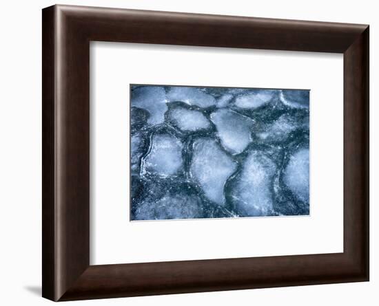 USA, New York State. Ice formations, St. Lawrence River.-Chris Murray-Framed Photographic Print