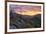 USA, New York State. Sunrise on Mount Baxter in autumn, Adirondack Mountains.-Chris Murray-Framed Premium Photographic Print