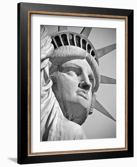 USA, New York, Statue of Liberty-Alan Copson-Framed Photographic Print