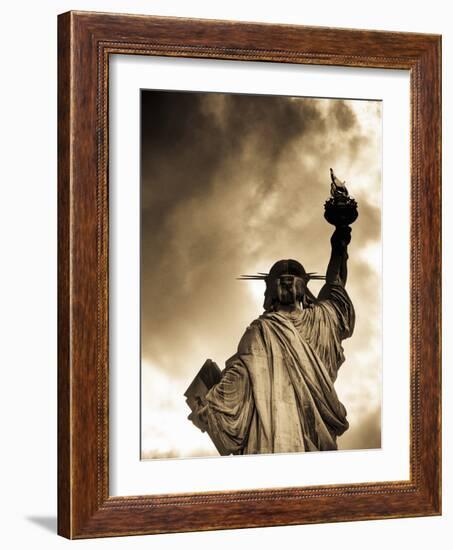 USA, New York, Statue of Liberty-Alan Copson-Framed Photographic Print