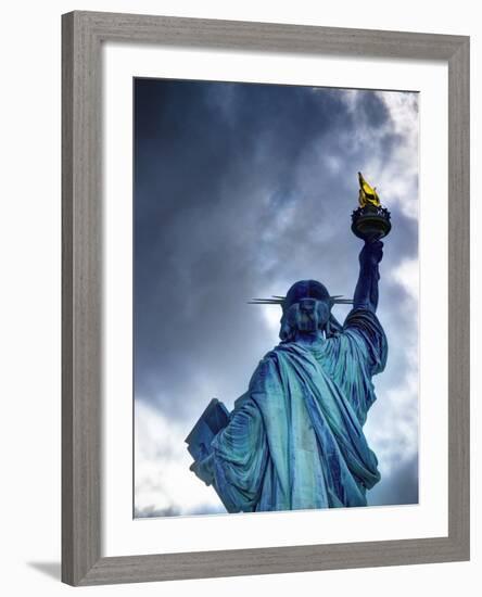 USA, New York, Statue of Liberty-Alan Copson-Framed Photographic Print