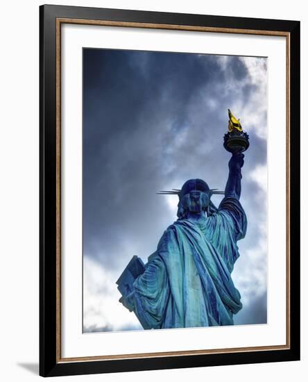 USA, New York, Statue of Liberty-Alan Copson-Framed Photographic Print