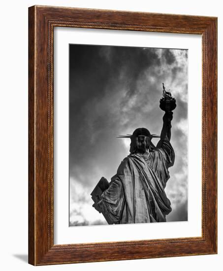 USA, New York, Statue of Liberty-Alan Copson-Framed Photographic Print