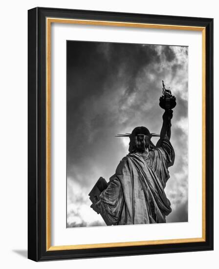 USA, New York, Statue of Liberty-Alan Copson-Framed Photographic Print