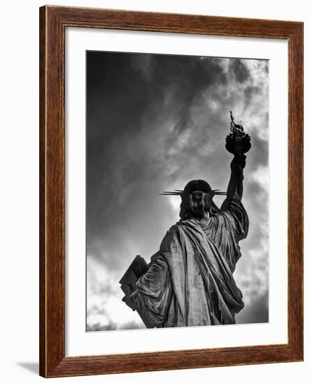 USA, New York, Statue of Liberty-Alan Copson-Framed Photographic Print