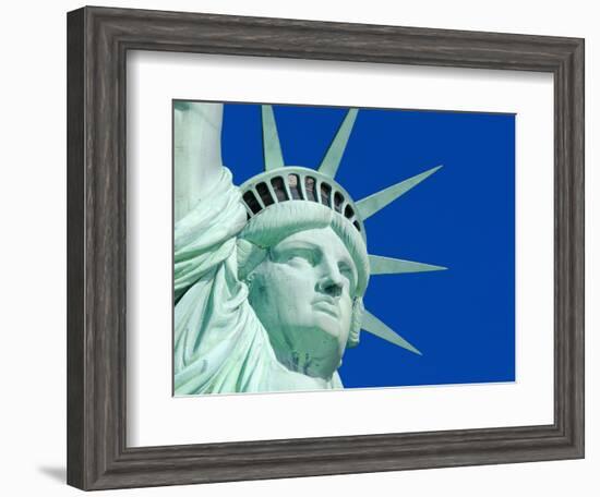 USA, New York, Statue of Liberty-Alan Copson-Framed Photographic Print