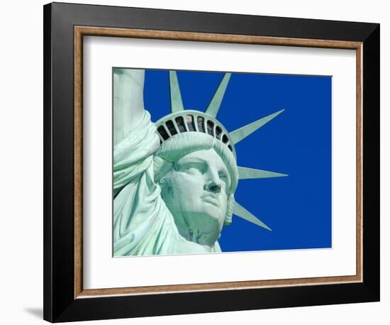 USA, New York, Statue of Liberty-Alan Copson-Framed Photographic Print