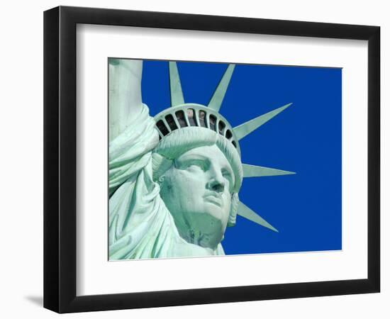 USA, New York, Statue of Liberty-Alan Copson-Framed Photographic Print