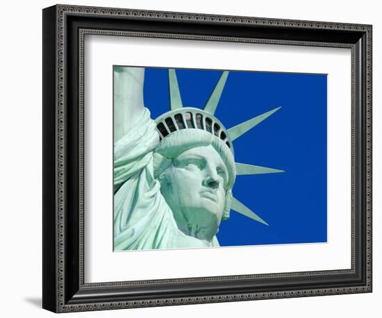 USA, New York, Statue of Liberty-Alan Copson-Framed Photographic Print