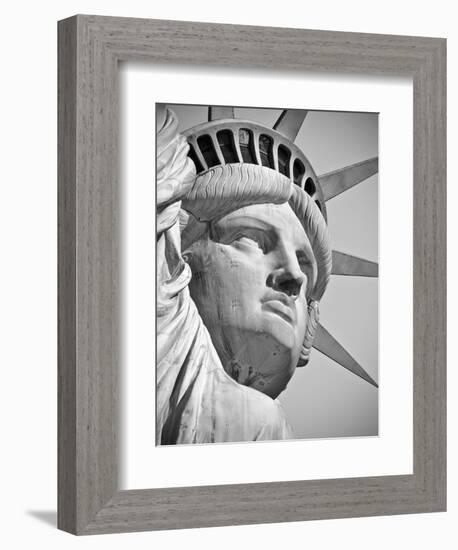 USA, New York, Statue of Liberty-Alan Copson-Framed Photographic Print