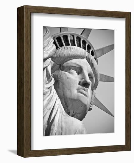 USA, New York, Statue of Liberty-Alan Copson-Framed Photographic Print