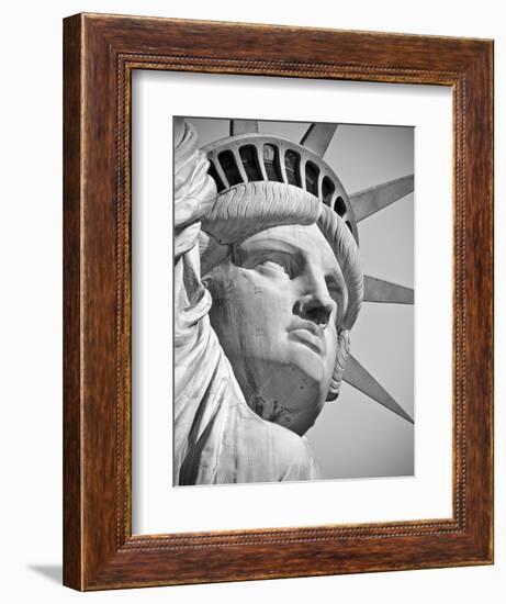 USA, New York, Statue of Liberty-Alan Copson-Framed Photographic Print