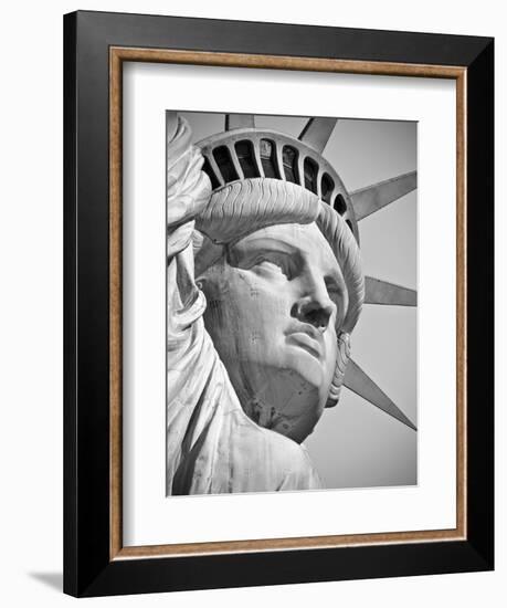 USA, New York, Statue of Liberty-Alan Copson-Framed Photographic Print