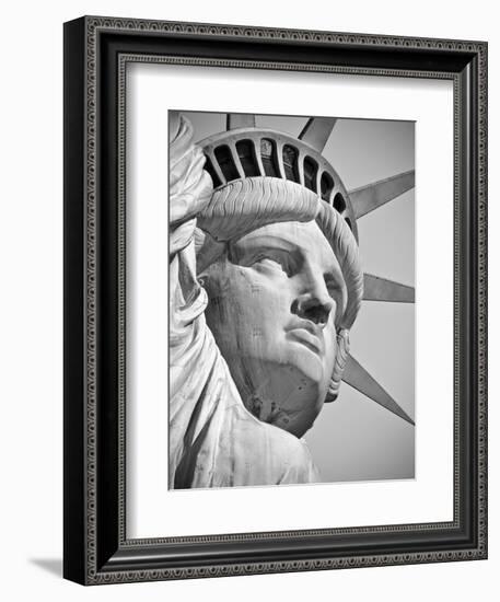 USA, New York, Statue of Liberty-Alan Copson-Framed Photographic Print