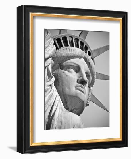 USA, New York, Statue of Liberty-Alan Copson-Framed Photographic Print