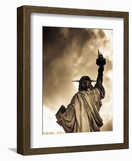 USA, New York, Statue of Liberty-Alan Copson-Framed Photographic Print