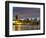 USA, New York. The Brooklyn Bridge and New York City skyline from DUMBO.-Hollice Looney-Framed Photographic Print